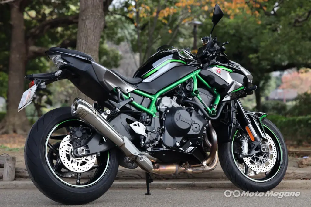 最高に気持ちイー！走り」を実現！カワサキZ H2用スリップオンマフラー