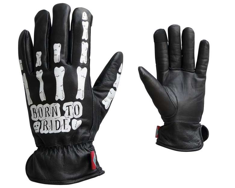 ボーン柄ブラック