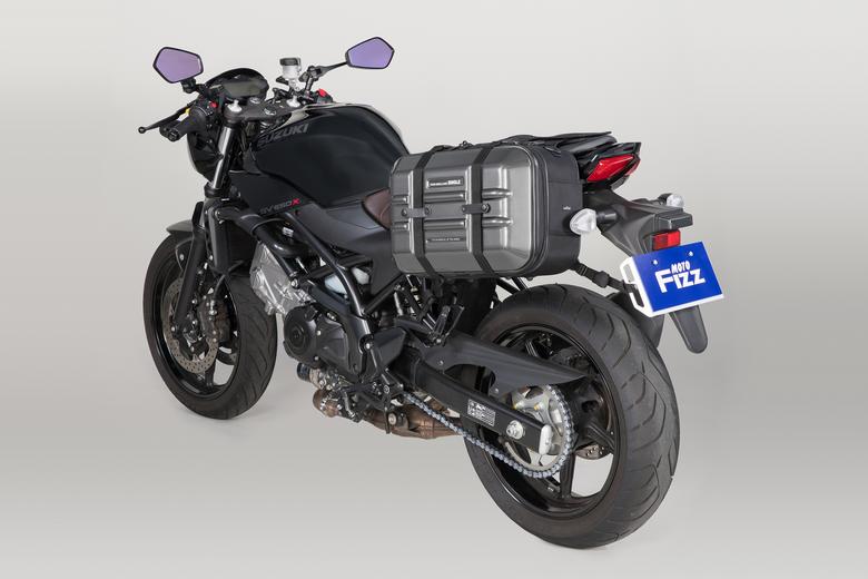 組み合わせ自由自在 タナックス(TANAX) バイク用サイドバッグ MOTOFIZZ ツアーシェルケース シングル (片側のみ) ブラック 20L  MFK-278