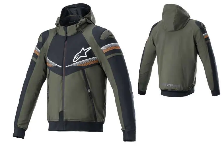 アルパインスターズで人気のプロテクター付きパーカにアース系の新色