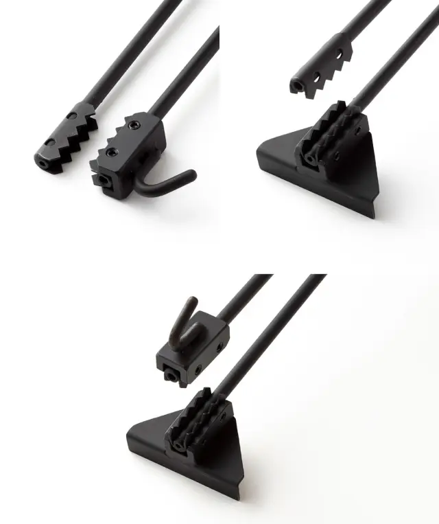 火バサミと火吹き棒が一体化で超便利に！多機能薪バサミ「炎群 homura