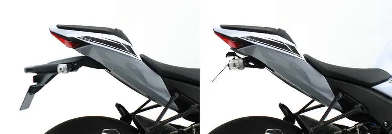 新規制のナンバー確度対応！ アクティブ”ZX-10R(-22)”用フェンダーレス