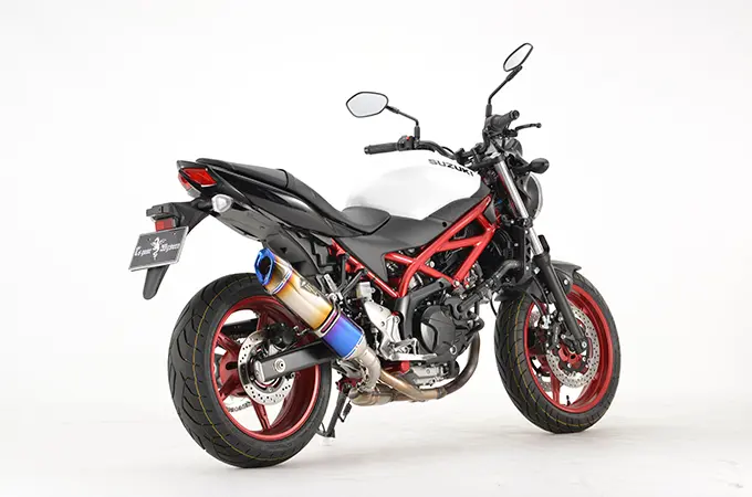 アールズギアからSV650リアルスペック スリップオン マフラーが登場