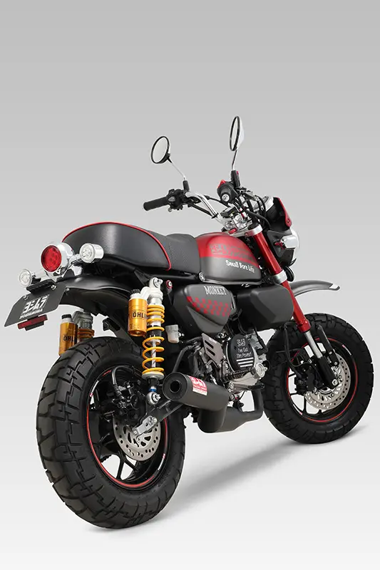 迫力のルックスとサウンド ヨシムラモンキー125機械曲ストレート762