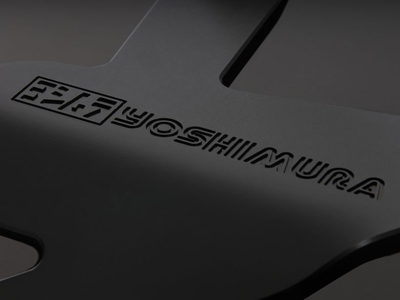 切削加工によるヨシムラロゴ