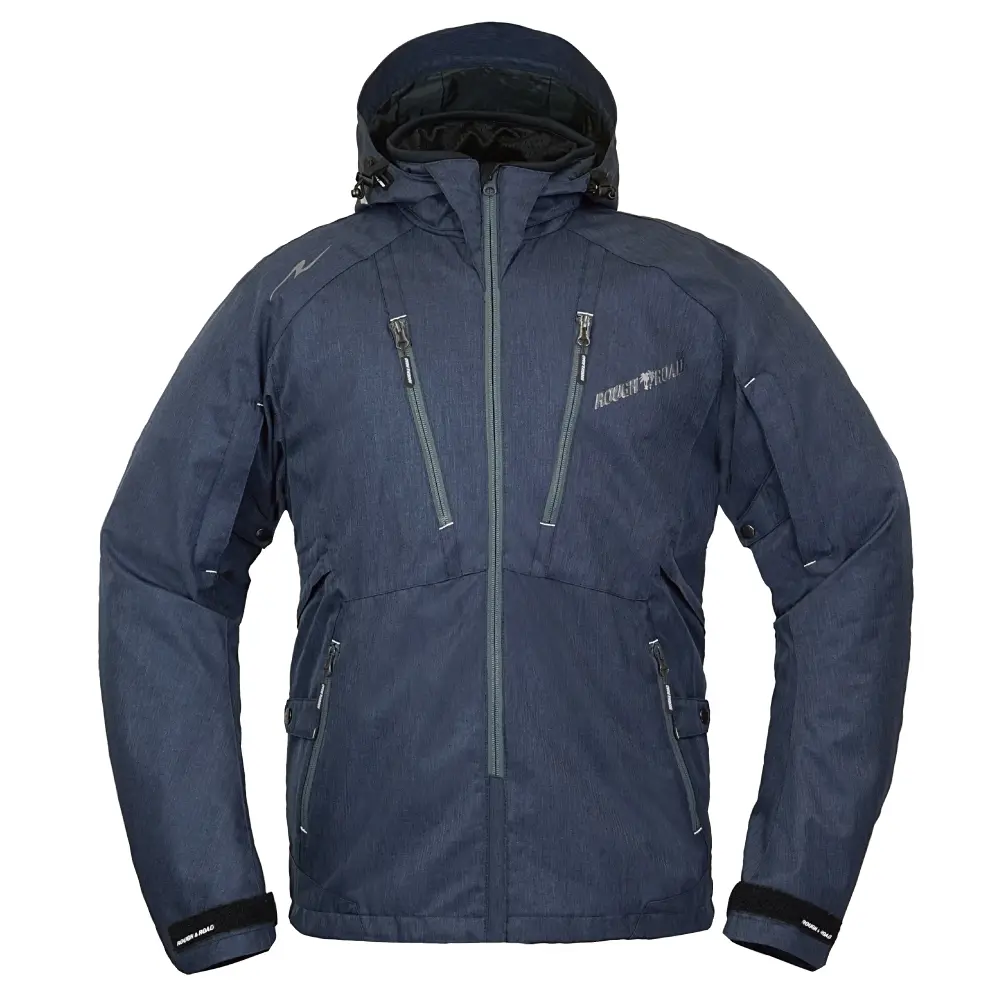 美品】ROUGH＆ROAD ミッドナイトブルー ジャケット L 美品