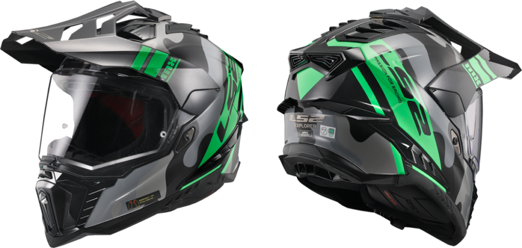 林道ツーリングで使い勝手抜群！ LS2のシールド付きオフロード