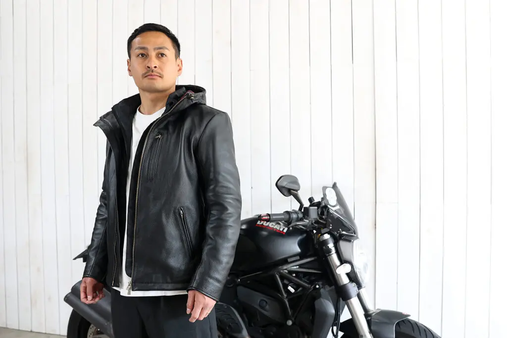 お洒落ライダー必見 見た目と機能性を両立した「防水レザージャケット 