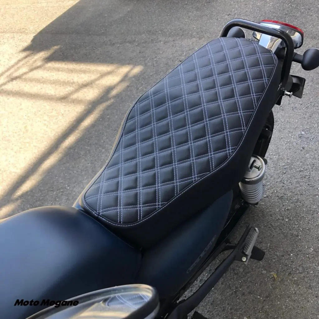 GB350をモダンに演出！シートカスタムで魅せる、ディテールにこだわる