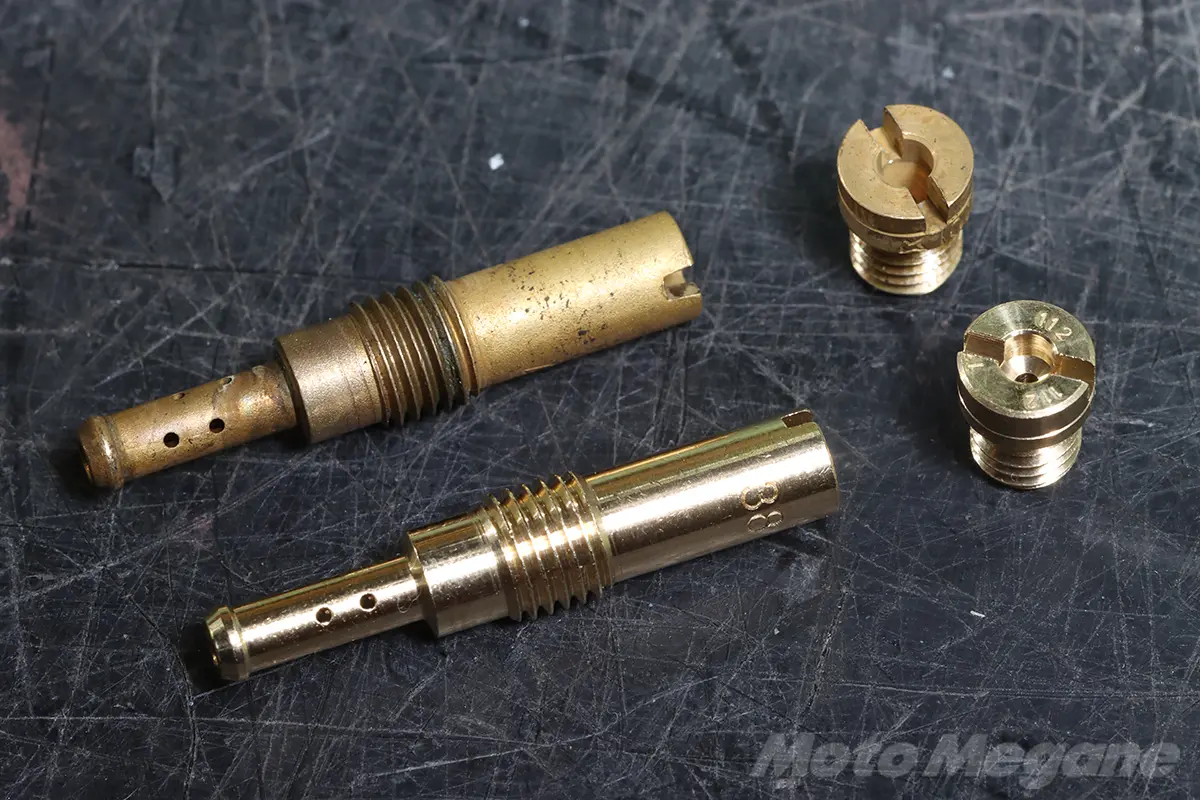 銅器 プロのバイクメカニックがCB400SFで実演 燃調キットを使ったキャブ