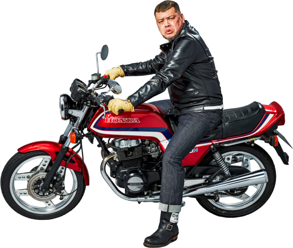 野性爆弾　くっきー バイク好きの野性爆弾『くっきー！』がくる【BDSバイクセンサー