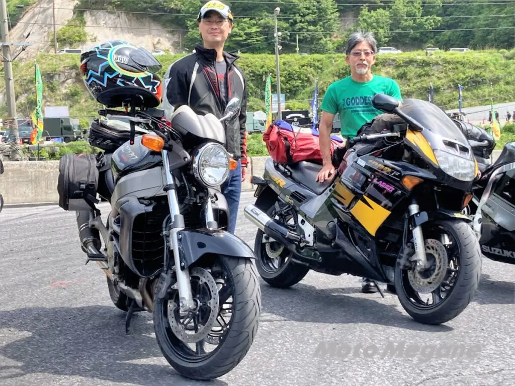 懐かしいTECH21カラーのバイクも！イベント会場の個性派バイクたち