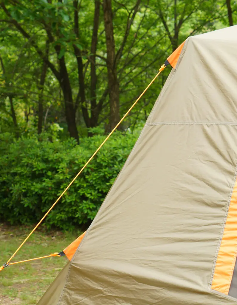 雨風に負けない！ファミリーキャンプにオススメな大型ワンタッチテント