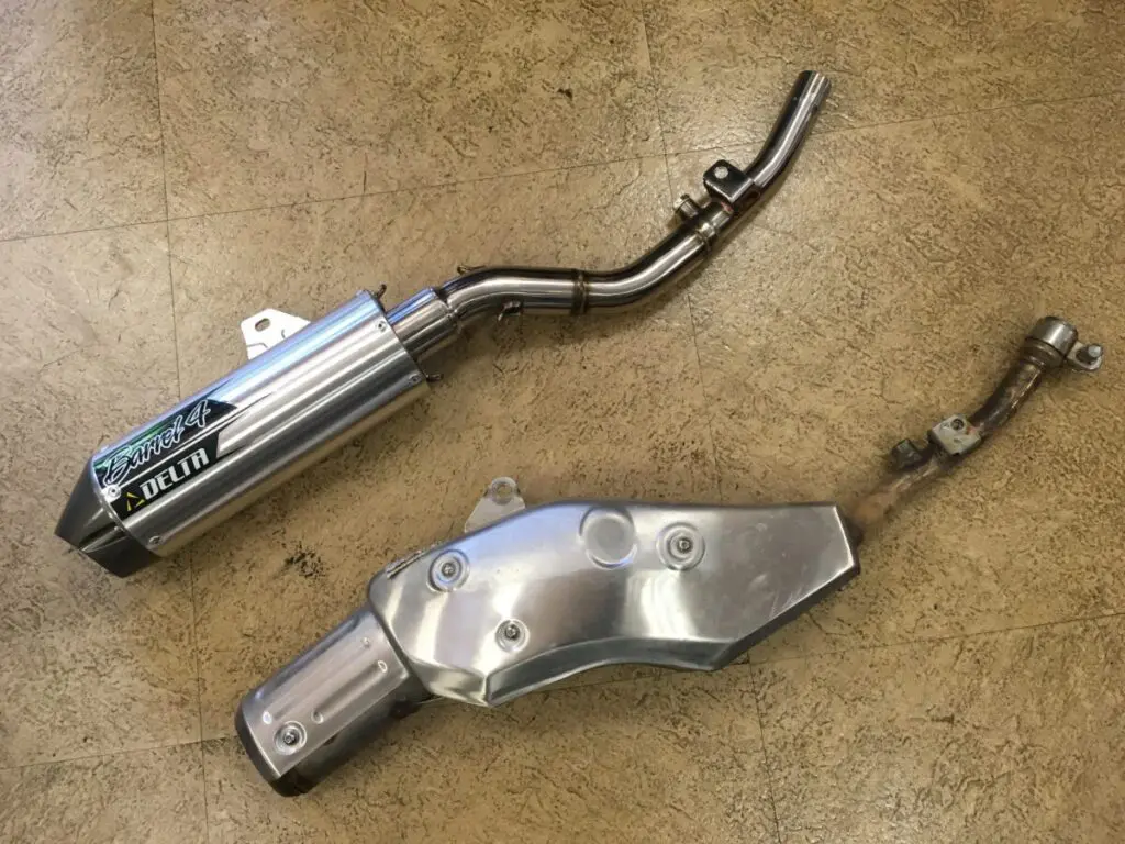 デルタ　バレル4 【klx125用マフラー】 楽天市場】DELTA デルタ バレル4-S(JMCA)サイレンサー KLX125