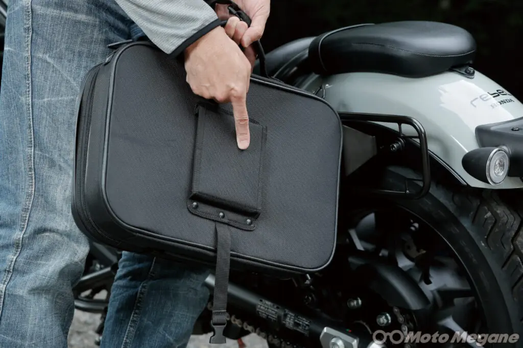 秒速で脱着出来る！レブル専用のサイドバッグがTANAXから登場