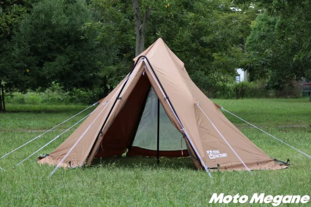 キャンプツーリングにピッタリ！コンパクトさと居住性を両立したワン