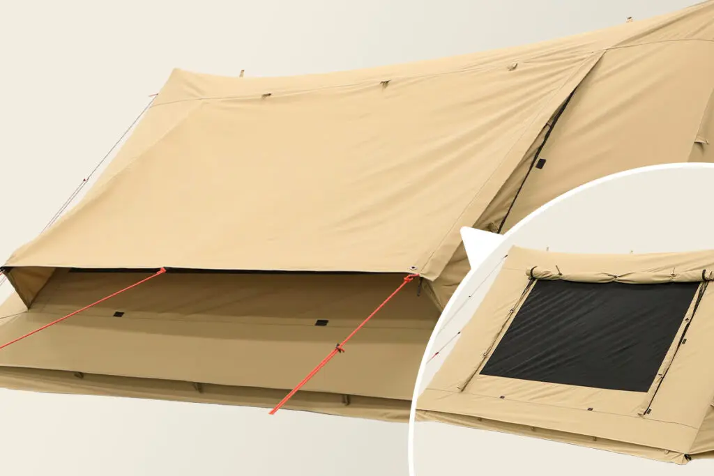 思いっきり焚き火を楽しむ！設営スタイルが豊富なソロ用テントが登場