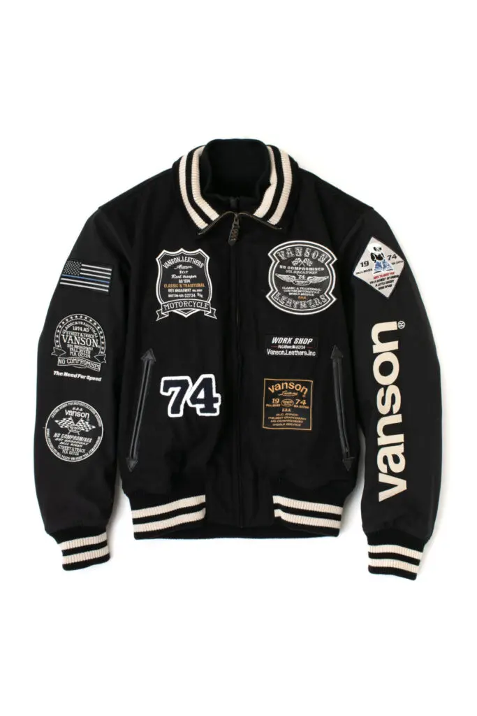 Vanson レザージャケット 38サイズ 黒 VANSON（バンソン） VANSON MODEL B シングル ライダース ブラック