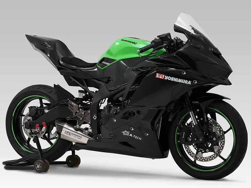 ZX-4R ZX-25R ヨシムラ ラジエタープロテクター ブラックオキサイド ラジエターコアプロテクター | ヨシムラジャパン