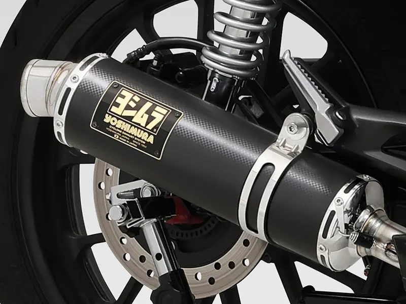 心地よい走りとサウンドを ヨシムラからGB350/S用スリップオンマフラー