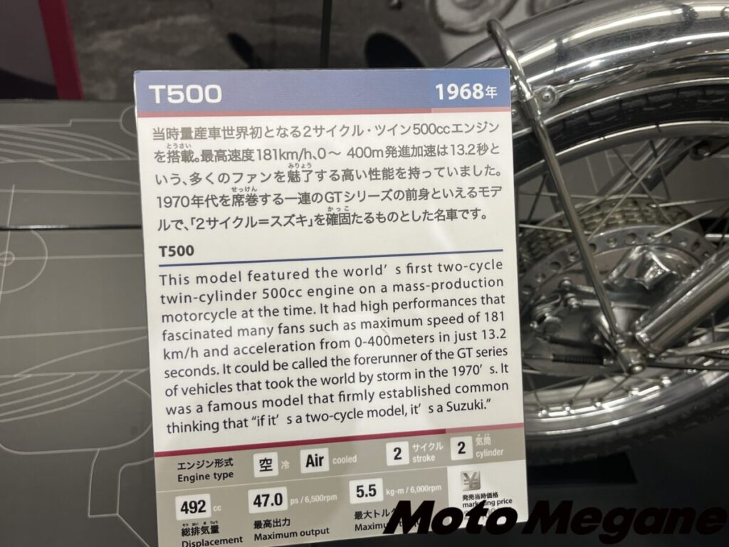 静岡に来たならスズキ歴史館へGO！①（1950～1960年代 二輪編）