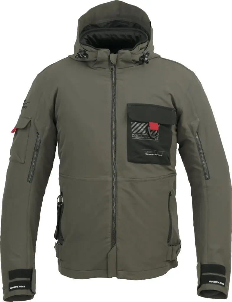 軽い着心地のストレッチ素材 ラフ&ロードの新作バイク用パーカーが便利