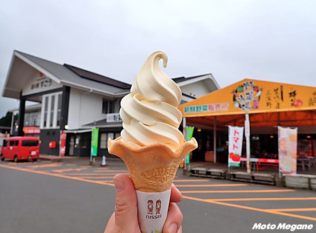 【大分県】メロンよりも甘～いスイートコーンを使ったご当地ソフト！「道の駅 すごう」【バイクで行く!ご当地ソフトクリームの世界】