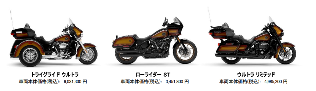 ハーレー限定生産モデルを発表＆東京モーターサイクルショーにて初公開　