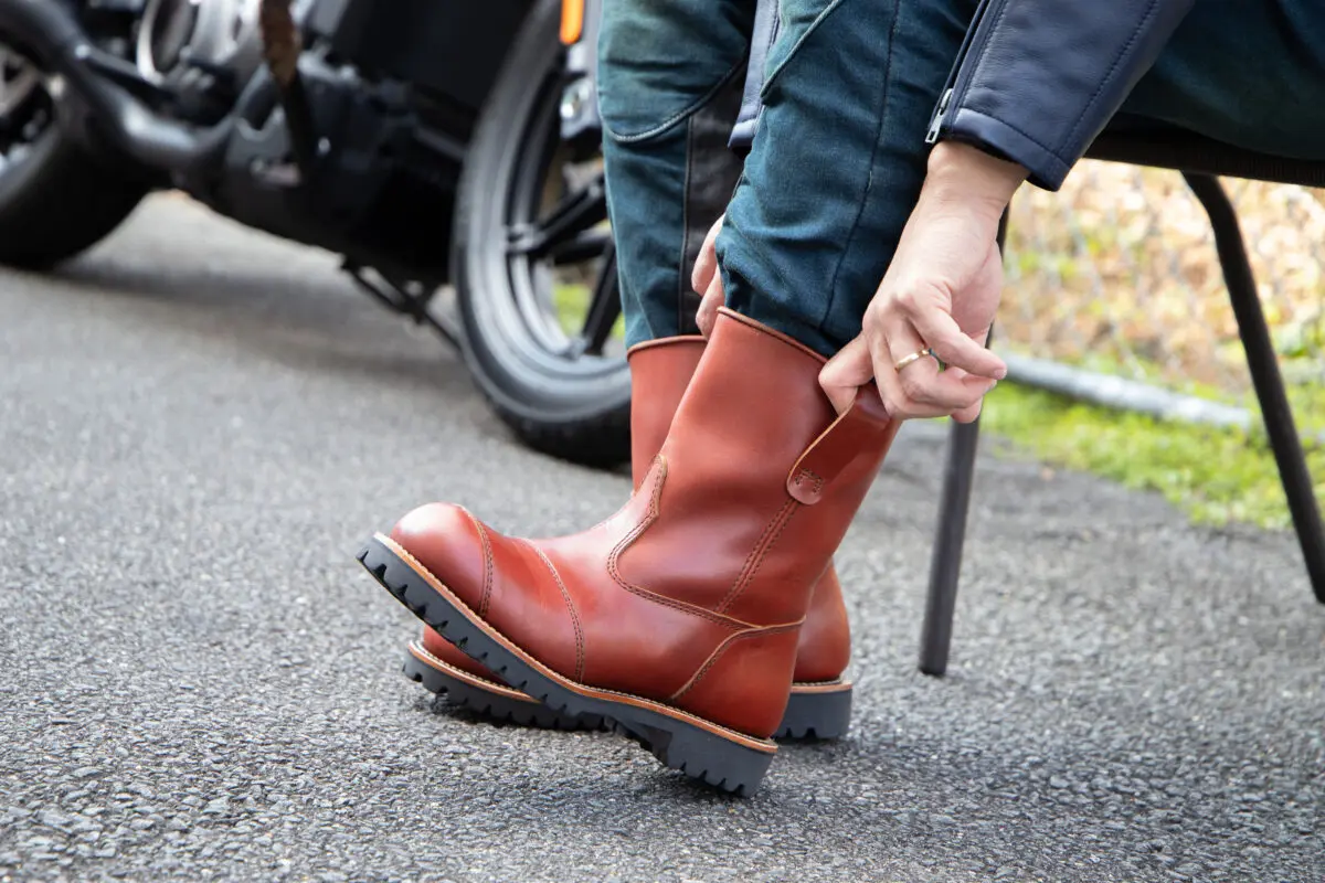 定価16万 バルマン スニーカー レザー 41 リックオウエンス バイク ブーツ