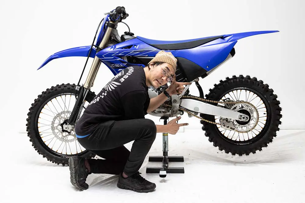 新型YZ125を18インチホイールに換装してエンデューロを楽しむ方法