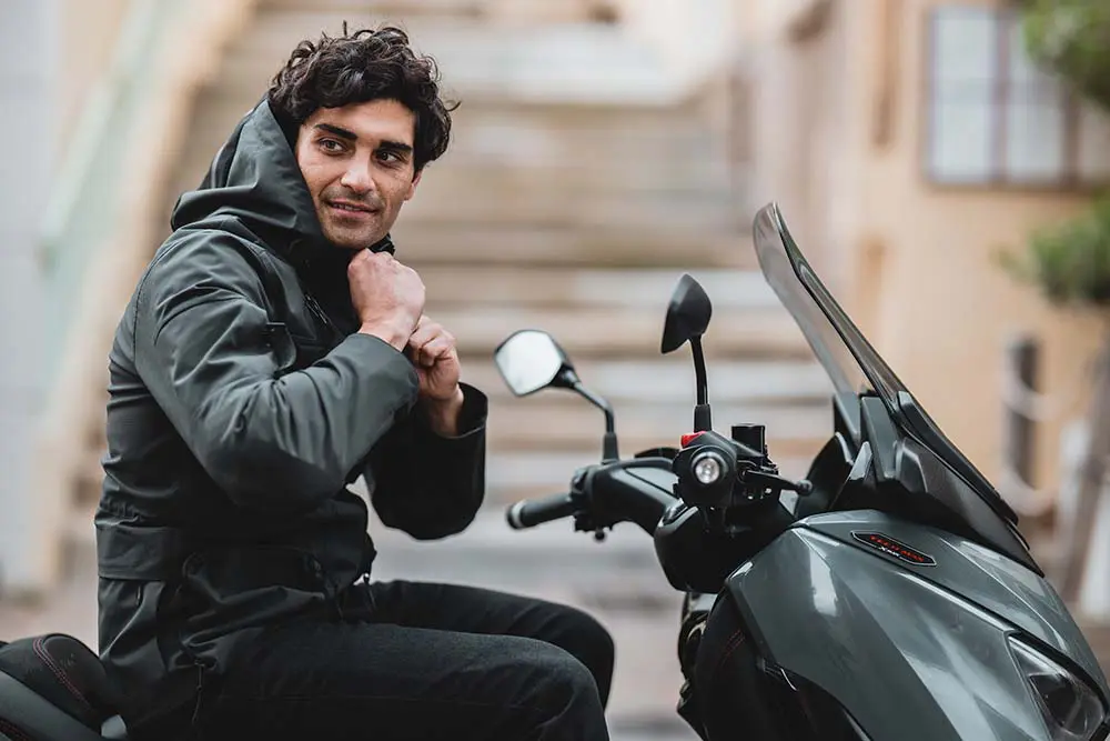 IXON イクソン ライディング ジャケット Sサイズ プロテクター付 IXON IXON（イクソン） M-NIGHT WP A(105101088) : 京都MC