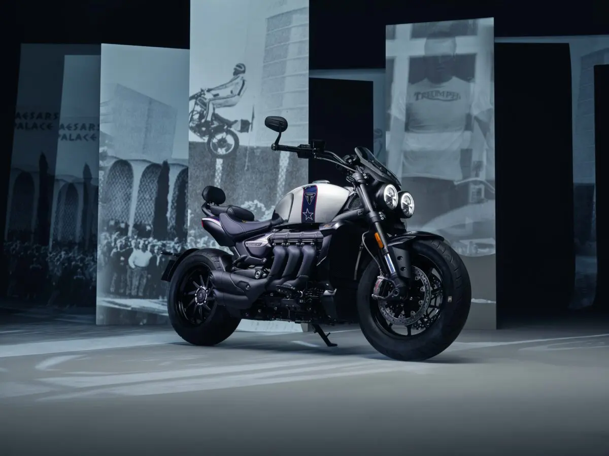 トライアンフが「Rocket 3 R & GT Evel Knievel Limited Editions