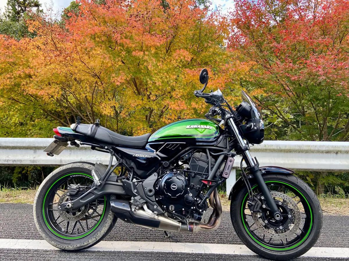 オリジナル火の玉カラーが際立つ、高級感あふれるZ650RS オリジナル火の玉カラーが際立つ、高級感あふれるZ650RS