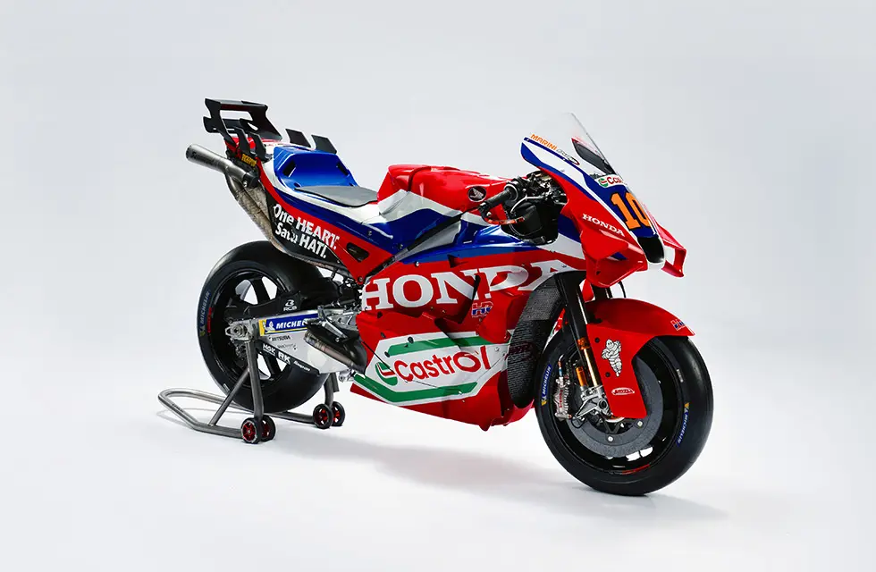 ワークスチーム名「Honda HRC Castrol」発表 MotoGPで勝利を目指す