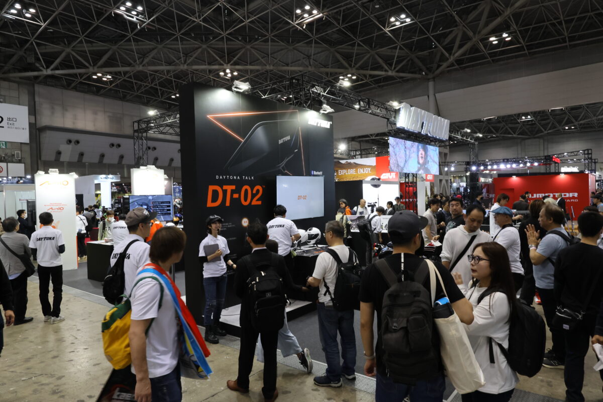 2025東京モーターサイクルショーのデイトナブース