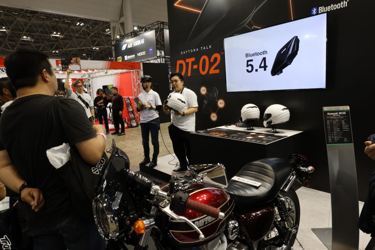 2025東京モーターサイクルショーのデイトナブース