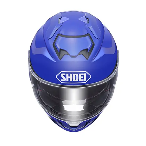 SHOEI×YAMAHA新作ヘルメット登場 ヤマハブルーで個性を主張