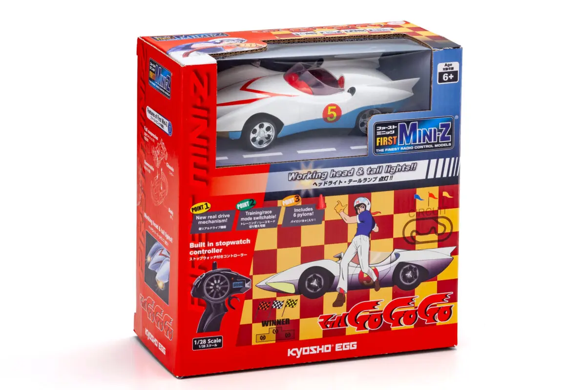 伝説のマッハ号がトイラジ化！ 京商エッグ新作「FIRST MINI-Z」登場