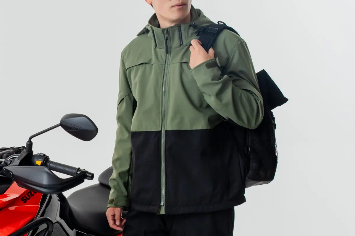 DAYTONA フード付き秋冬バイクジャケット カーキ/ネイビー DAYTONA（バイク用品） デイトナ(Daytona) バイク用 ジャケット