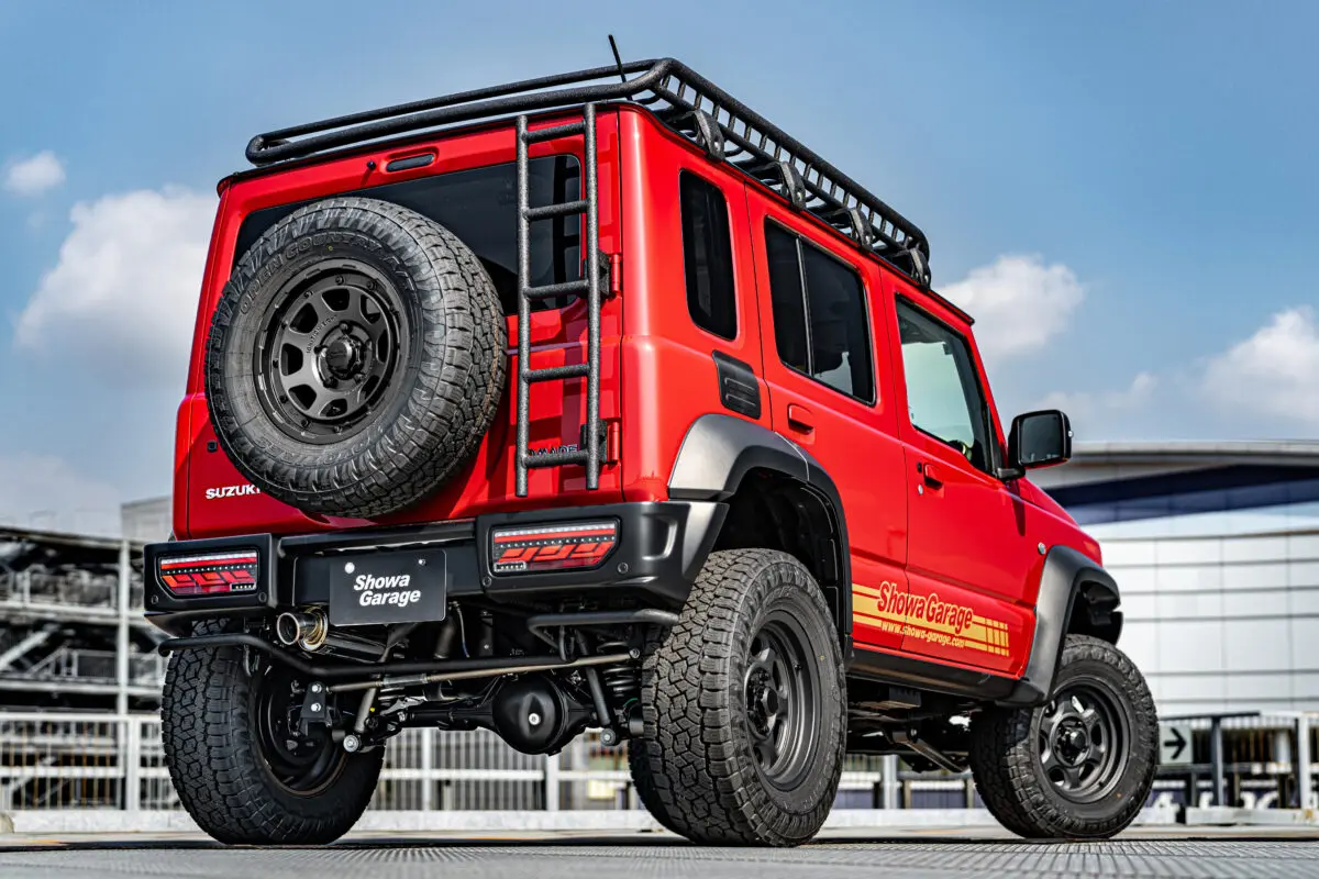 ジムニー用マフラー】ショートバンパー向け〝パワー＆トルク