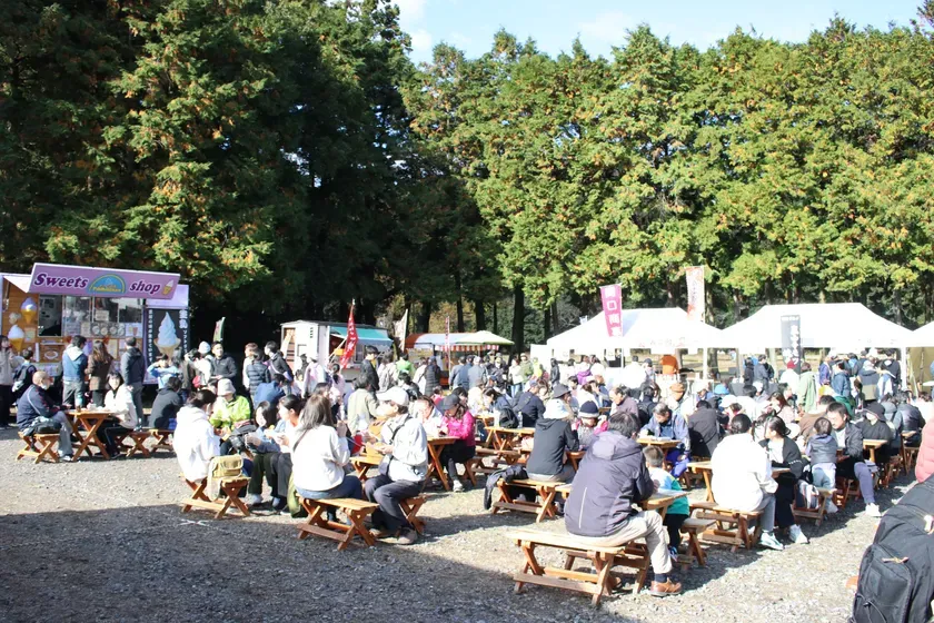 紅葉まつりイベントDayの賑わい