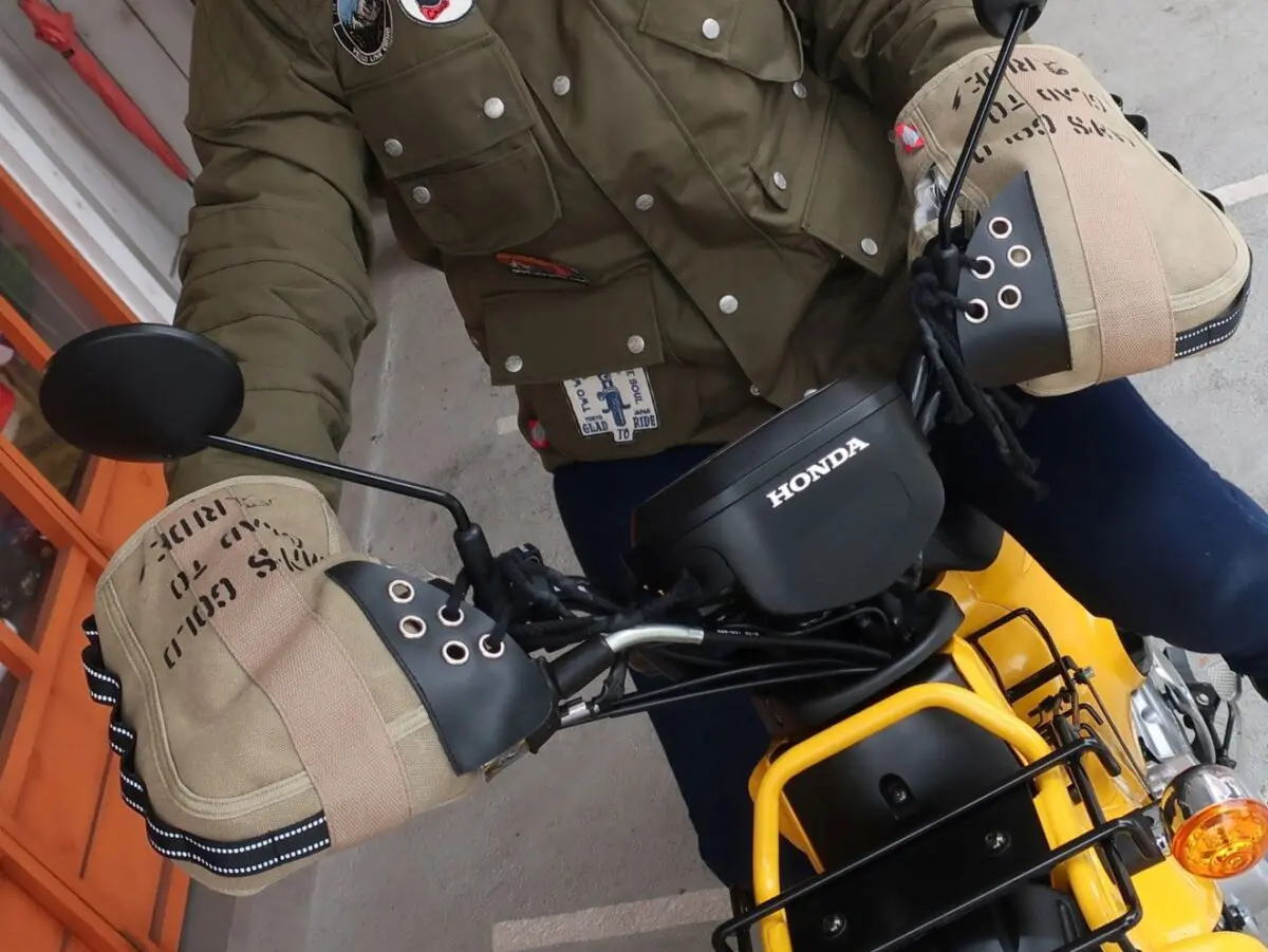 JAMSゴールドハンドルカバー HARMY2袋セットJGW-885 冬のライダー必携