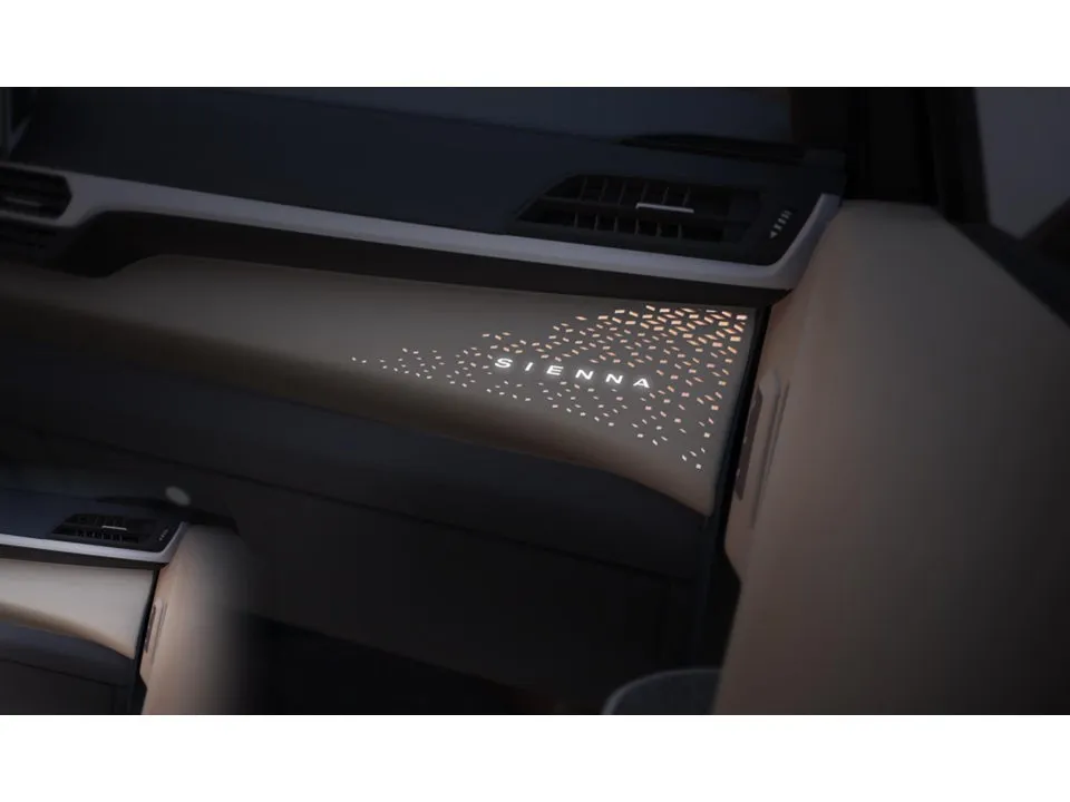 シエナのダッシュボードの内装