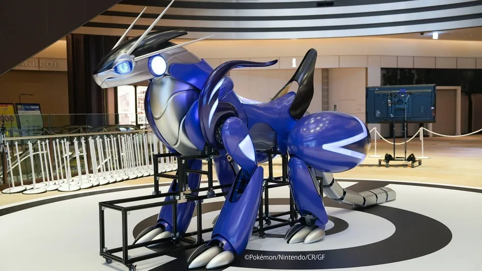 展示されているミライドンのモビリティ