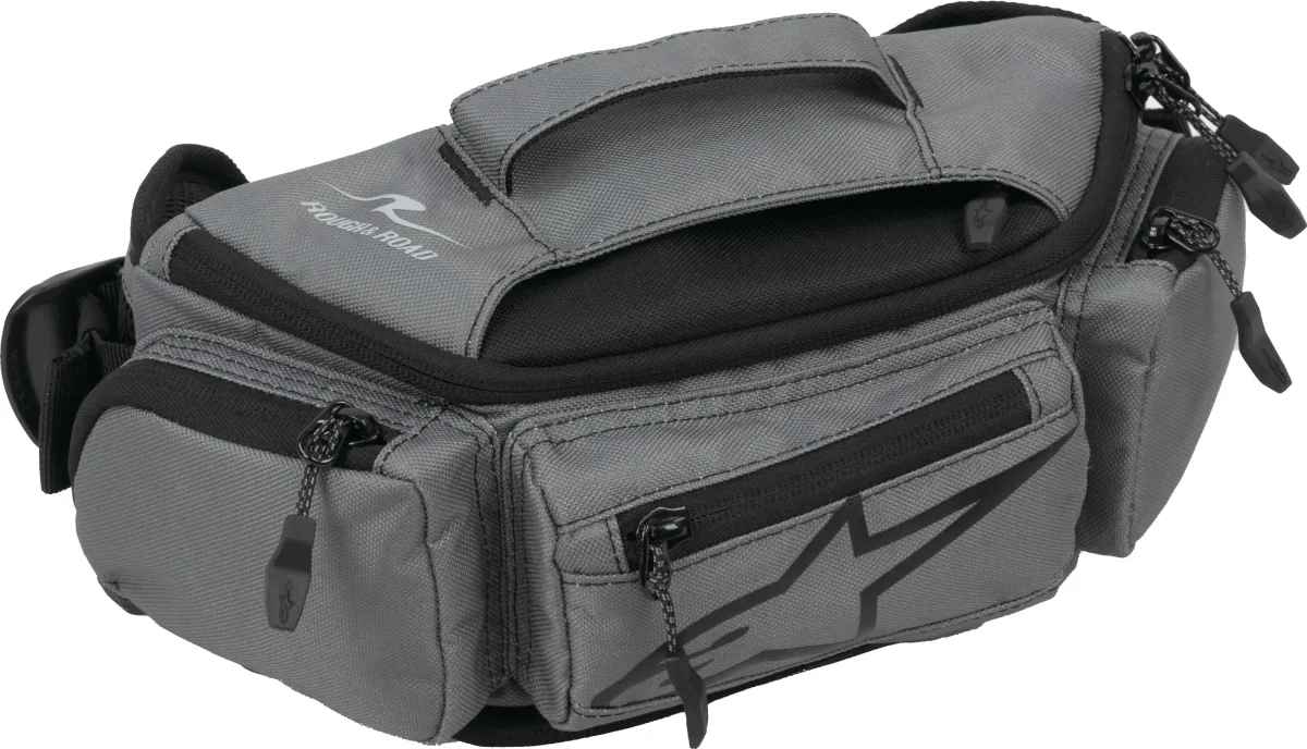 「alpinestars × ROUGH&ROAD カンガ2 ウエストバッグ」のGRAY。