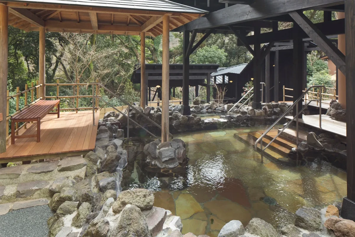 露天風呂の写真