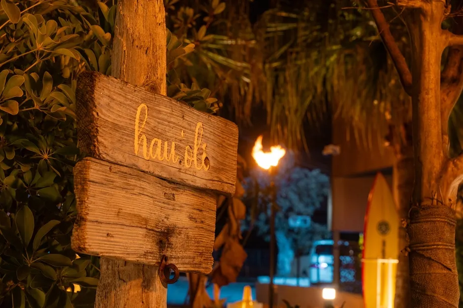 施設コンセプトを示す看板