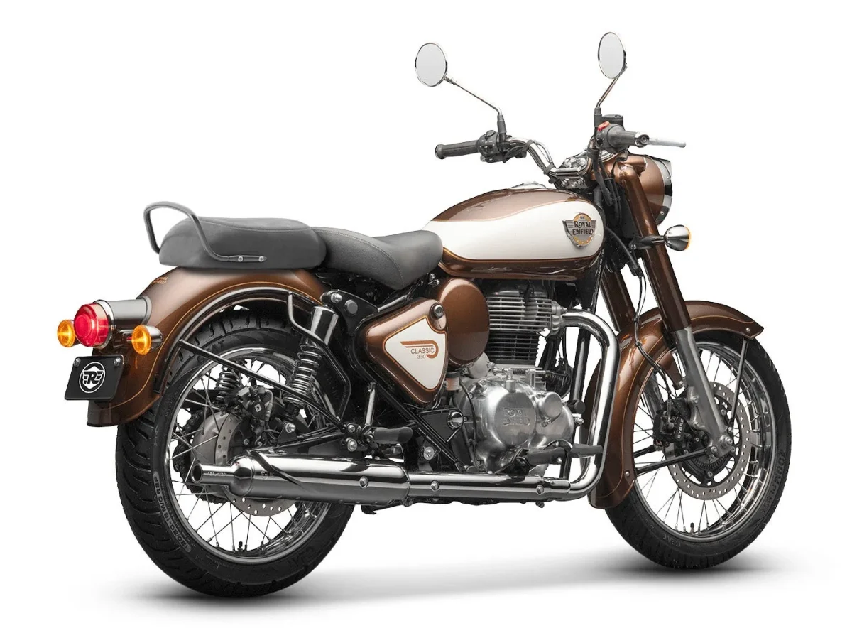 ROYAL ENFIELD CLASSIC 350 Heritage Premium Medallion Bronzeスタジオショット