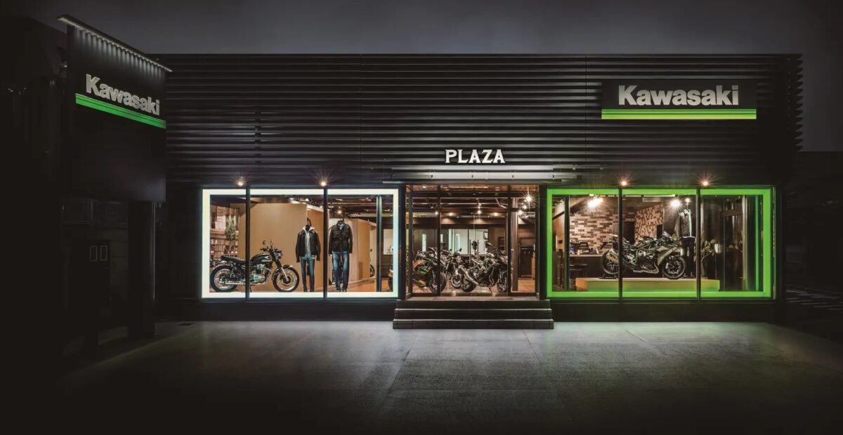 全国にあるカワサキブランドの専門店が“カワサキプラザ”だ。