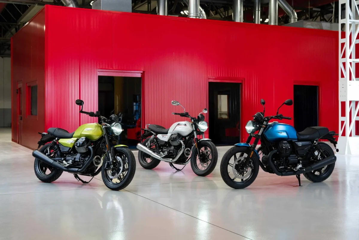 キャンペーン対象となるモト・グッツィ V7シリーズの3モデル